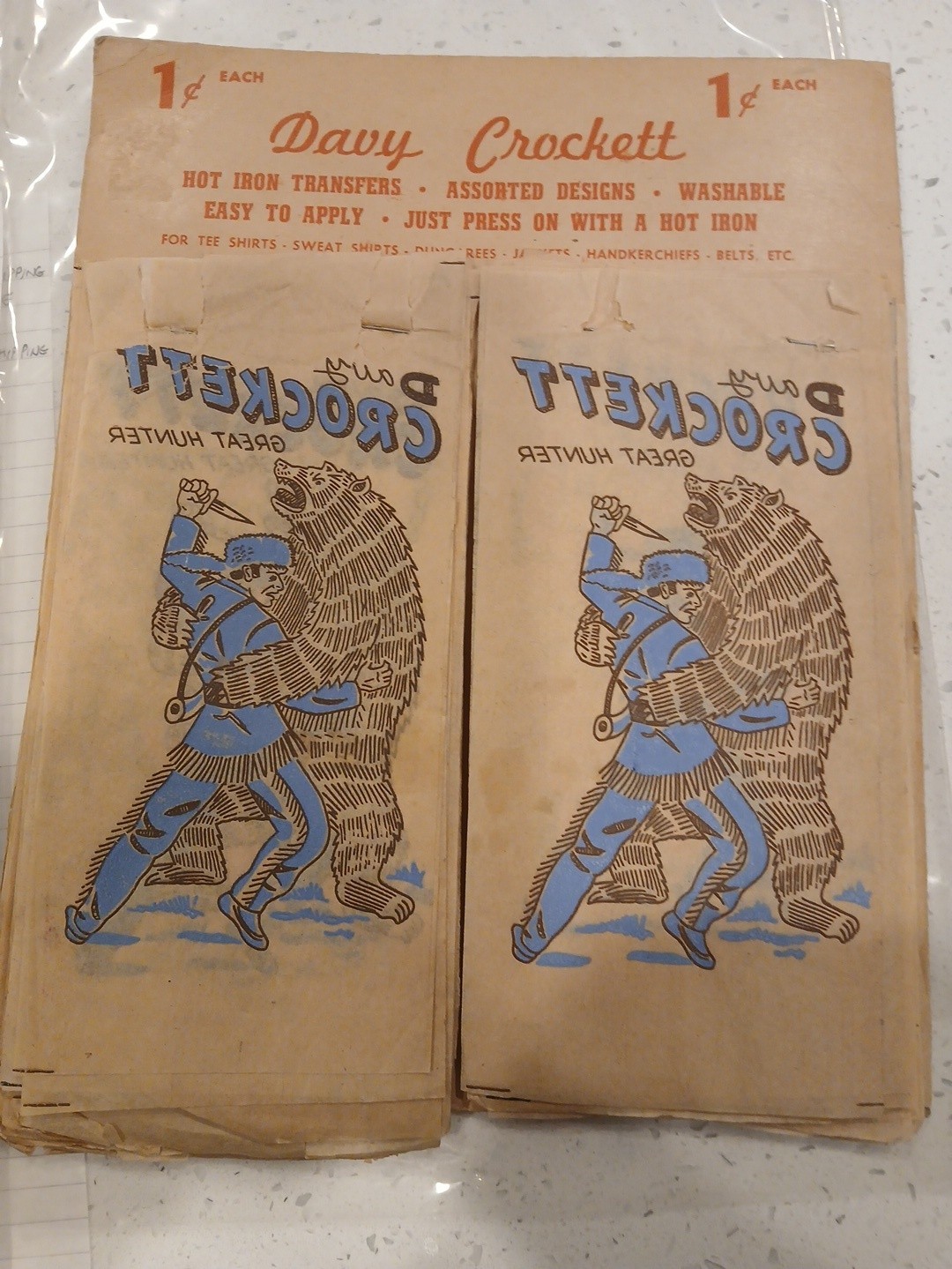 Davy Crockett Transfers