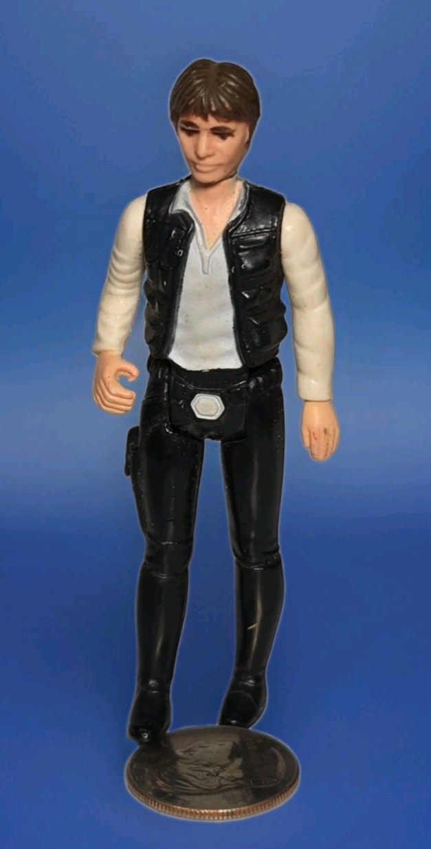 Vintage 1977 Kenner Star Wars HAN SOLO Action Figure - Hong Kong