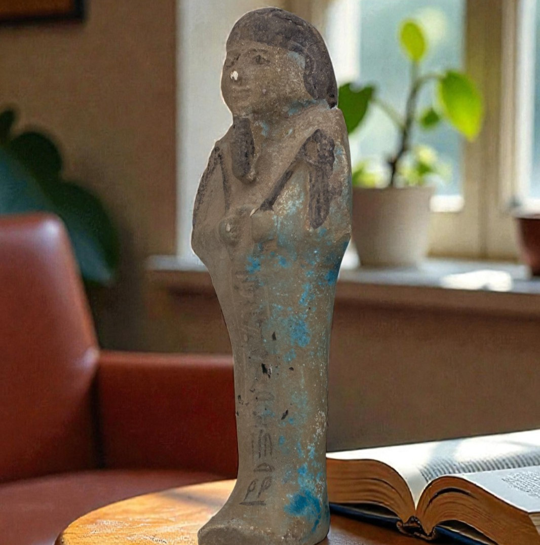 Egyptian Artifacts Rare Authentic Pharaonic Statue Of Egyptian Ushabti BC