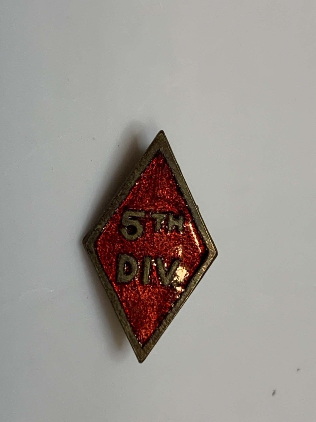 Original WW1 5th Division Veteran's Pin