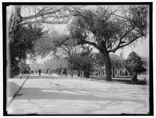 Photo:King Street St Augustine Florida 1902 Street Scene