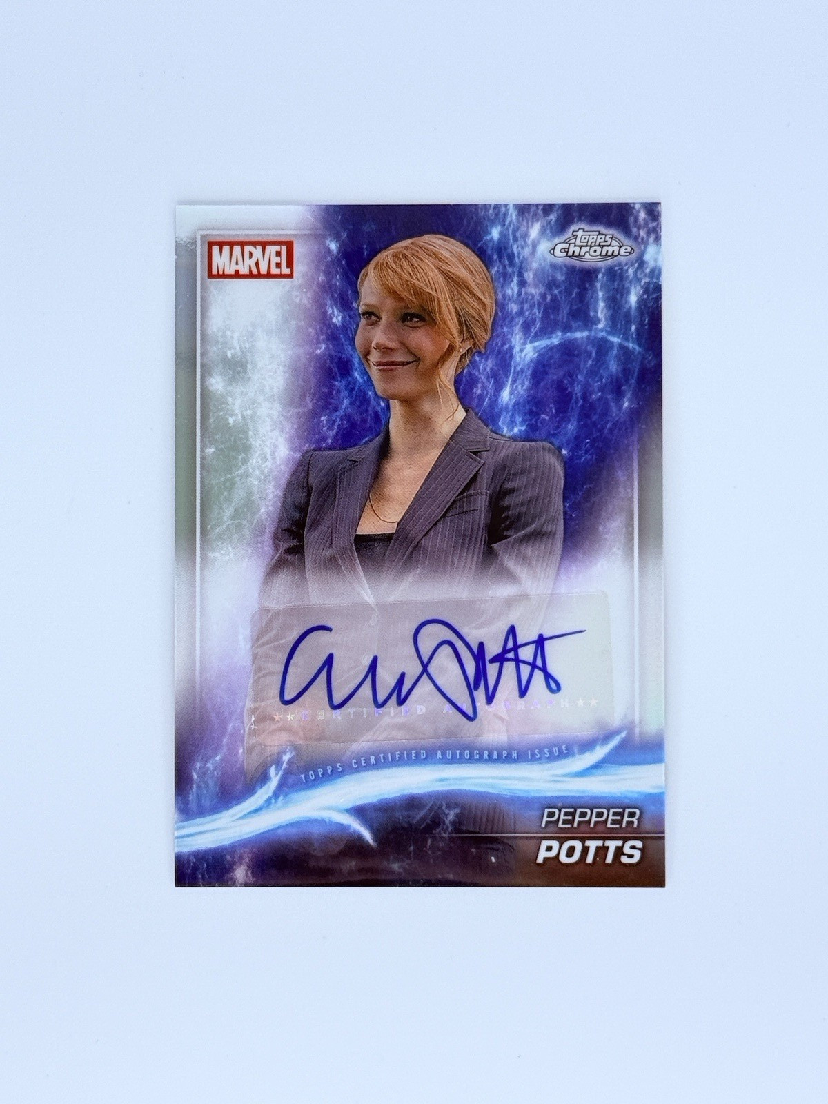 2025 Topps Marvel Studios Chrome Gwyneth Paltrow Pepper Potts AUTO #AA-GP