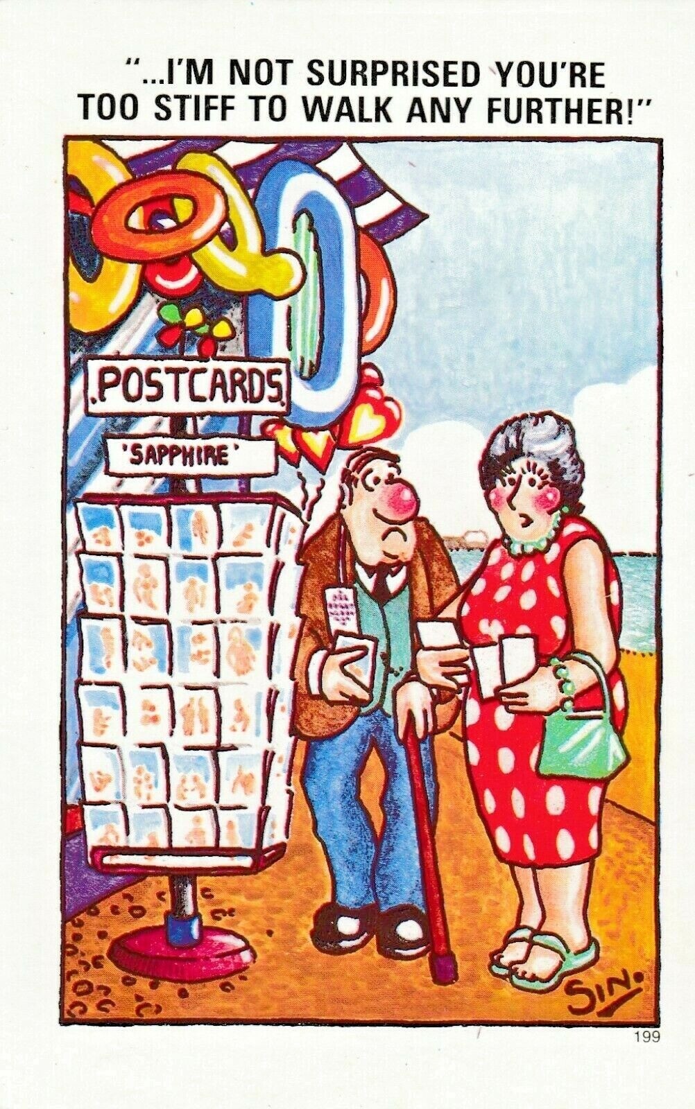 Vintage Comedy Postcard  \