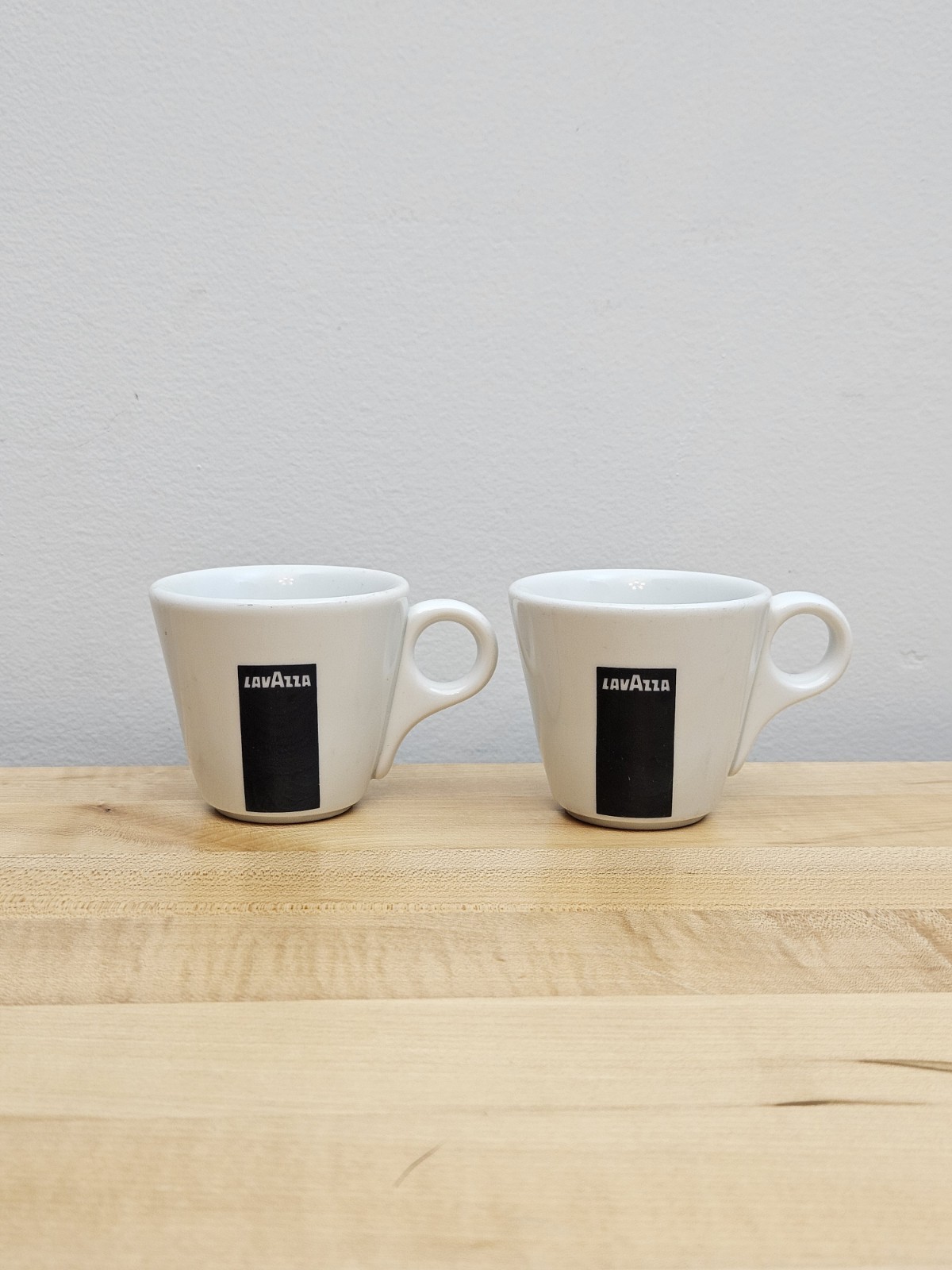 2 LAVAZZA Espresso Porcelain Coffee Demitasse 2