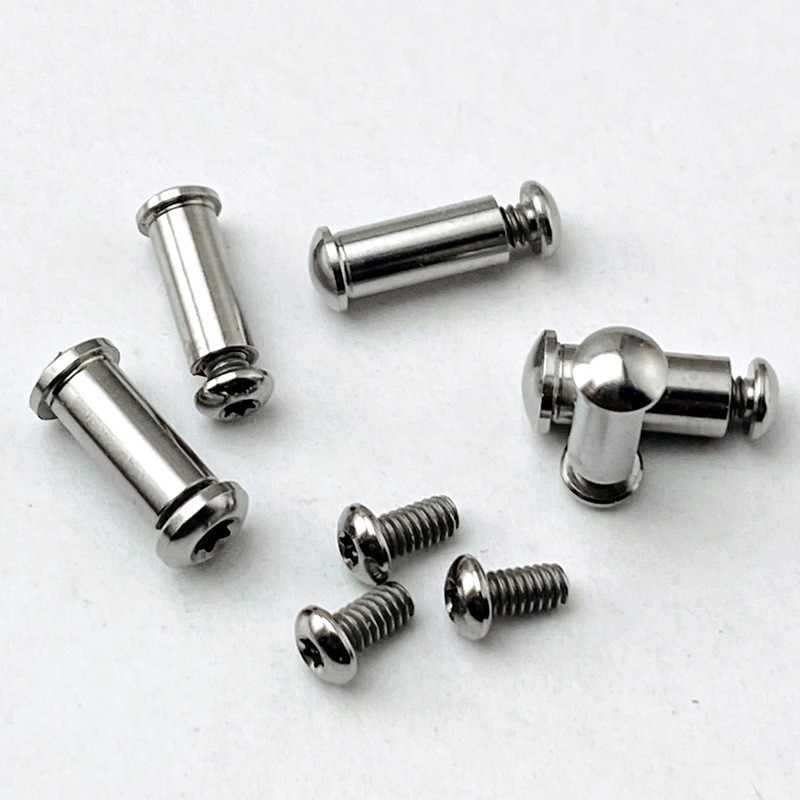 One set of SUS Screw for Spyderco Endura C10 Handle Randomly Sent in 2 Colors