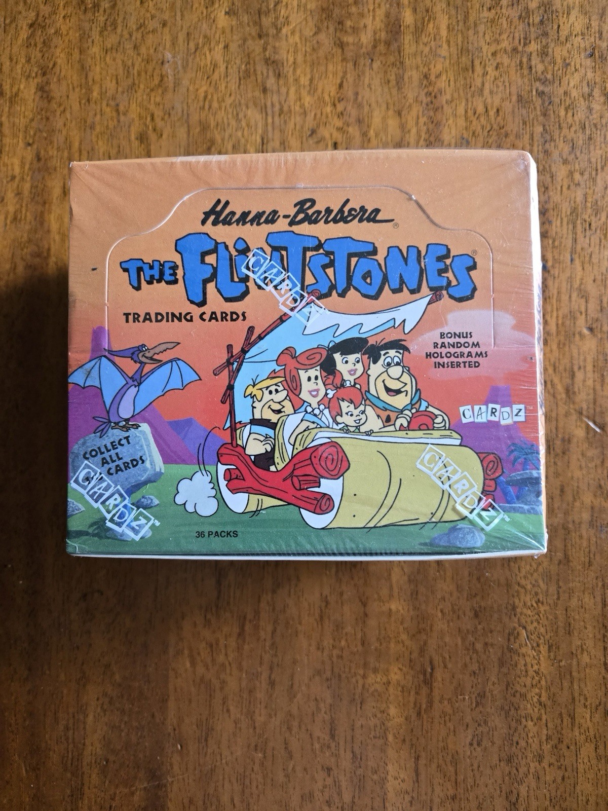 1993 Cardz The Flintstones Trading Cards Factory Sealed Wax Box Hannah Barbera