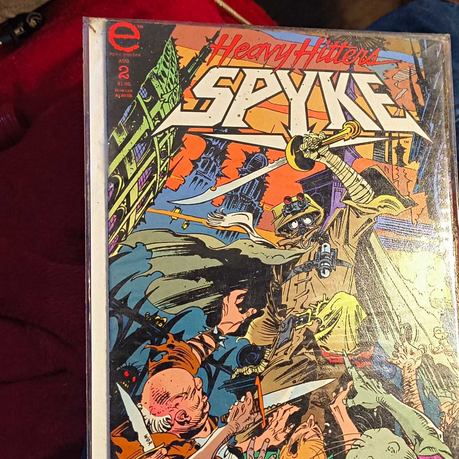 Heavy Hitters: Spyke #2 (1988) Epic Comics John Byrne Story & Cover
