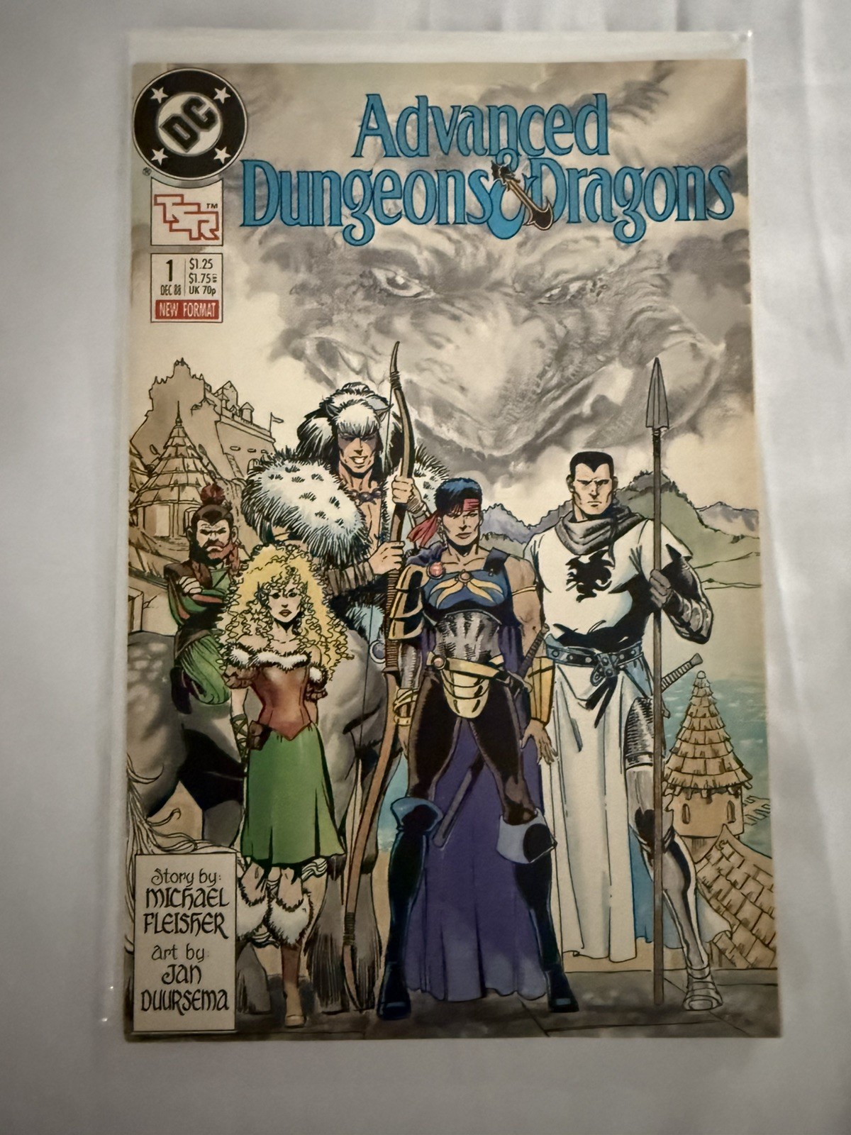 Advanced Dungeons and Dragons #1 DC Comics 1988 TSR 1st Issue 