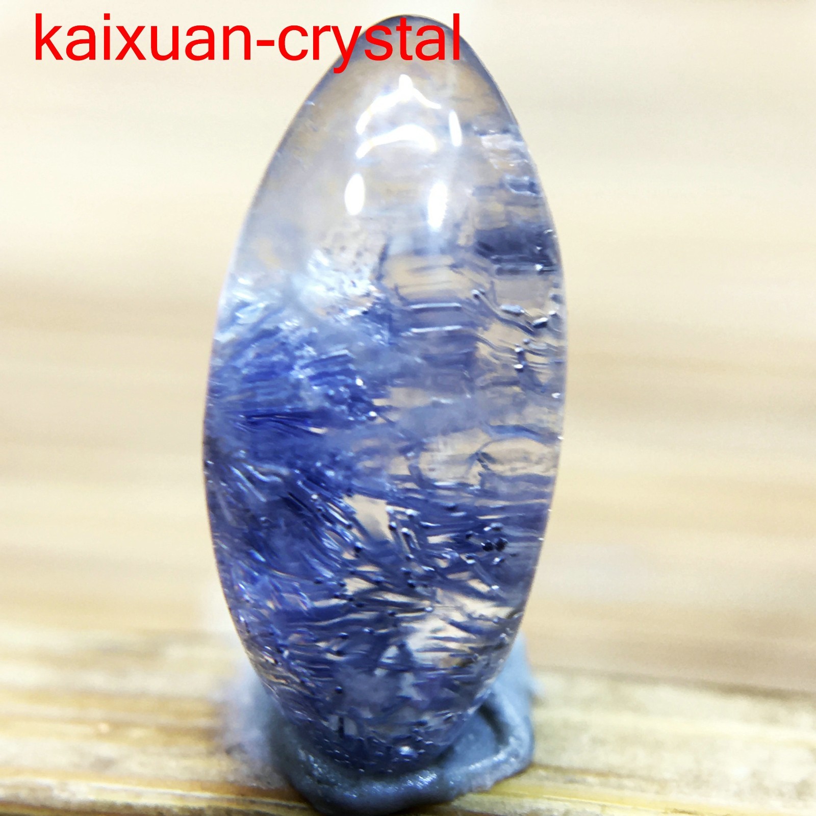 1.4Ct Very Rare NATURAL Beautiful Blue Dumortierite Quartz Crystal Pendant D772
