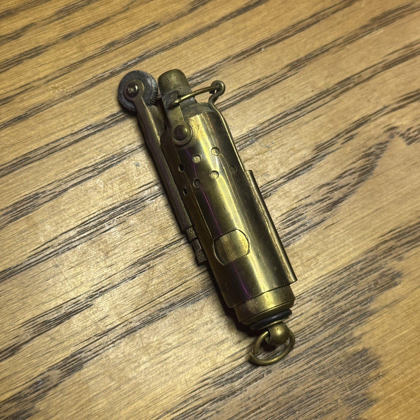 Vintage WW1 & WW2 Trench Military Service Lighter Brass Made In Occupied Japan