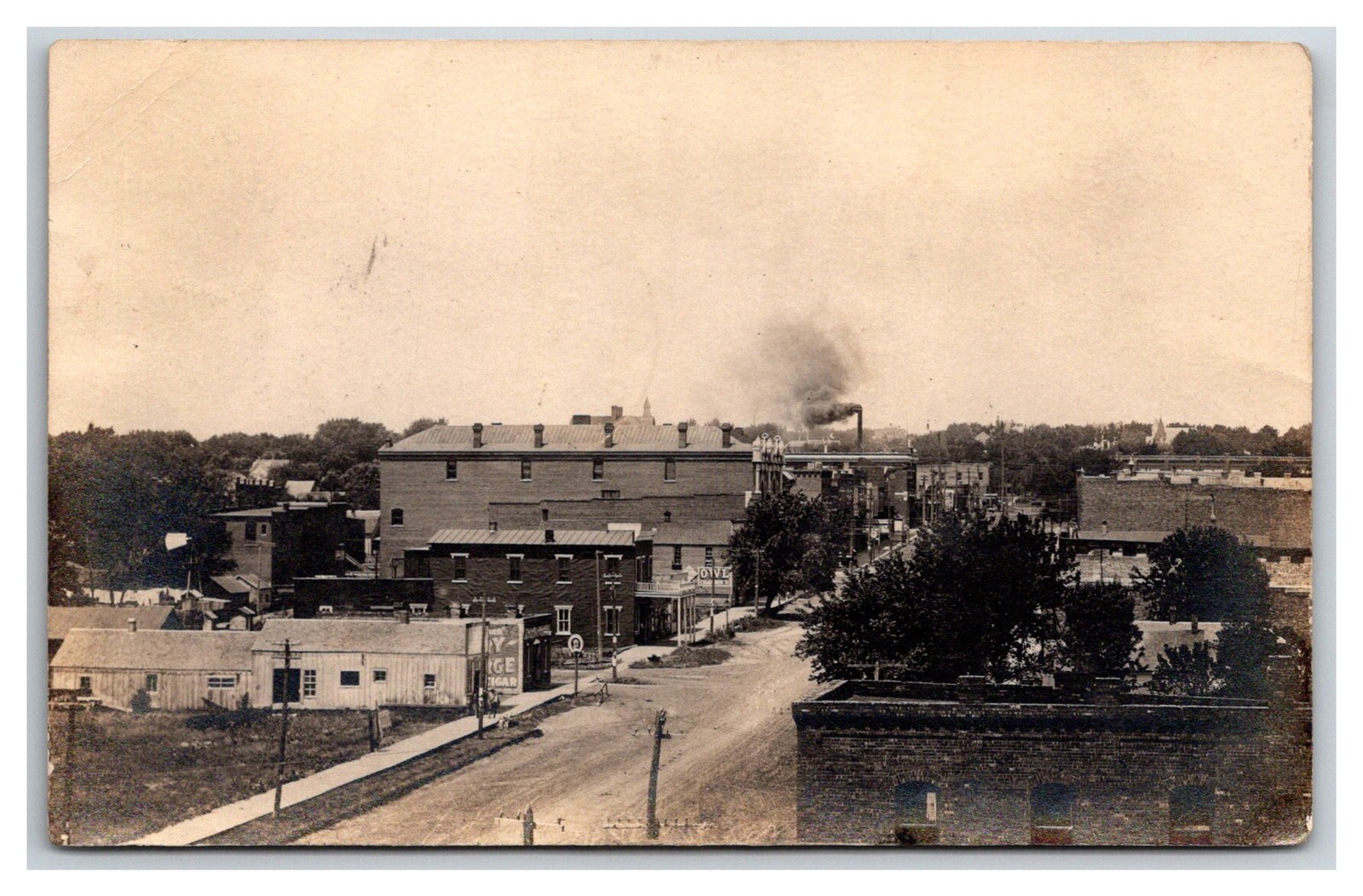 TARKIO MISSOURI RPPC ~ Main street view 1909c ~ Atchison County