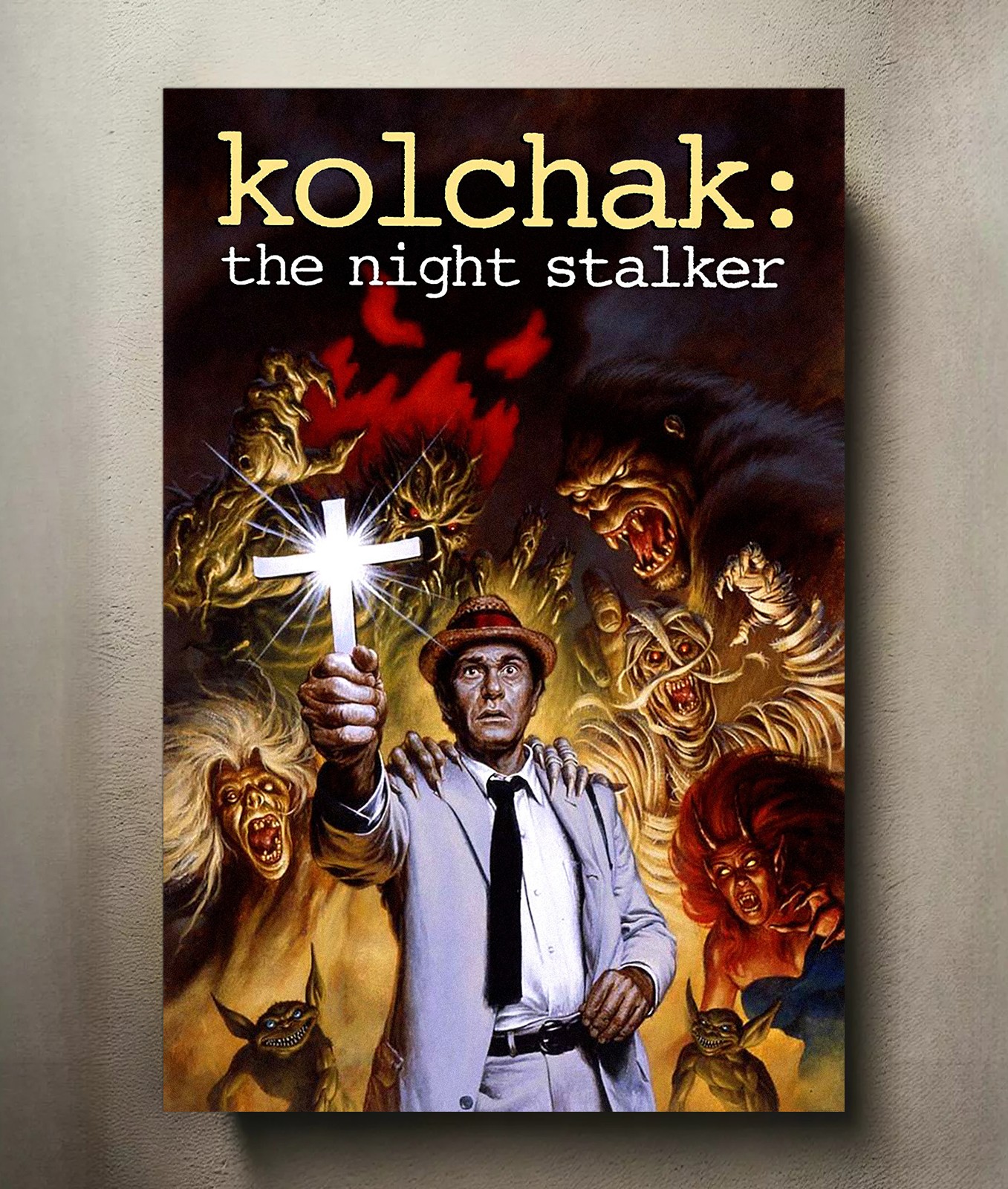 Kolchak: The Night Stalker 8x12 Metal TV Show Poster Sign