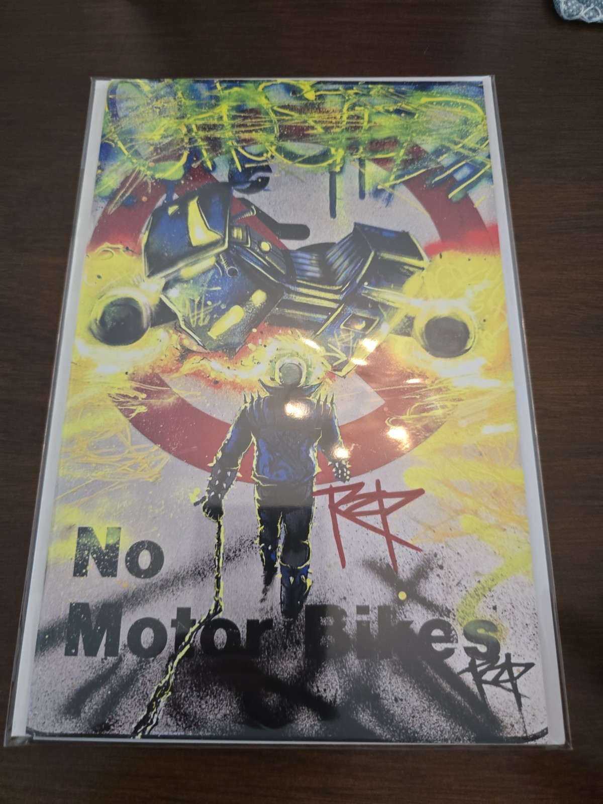 RZP Ghost Rider Signed By RZP w/ COA