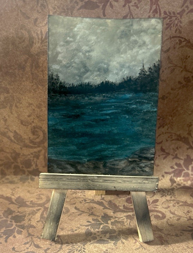 ACEO Original Landscape painting By Artist TTT-TTTCREATIONS STORE