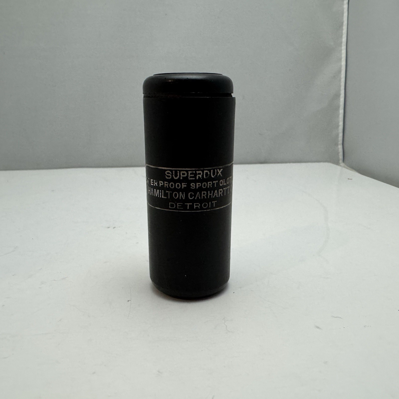 VINTAGE 1930s Superdux Super Dux Co. Carhartt Bakelite Waterproof Match Safe