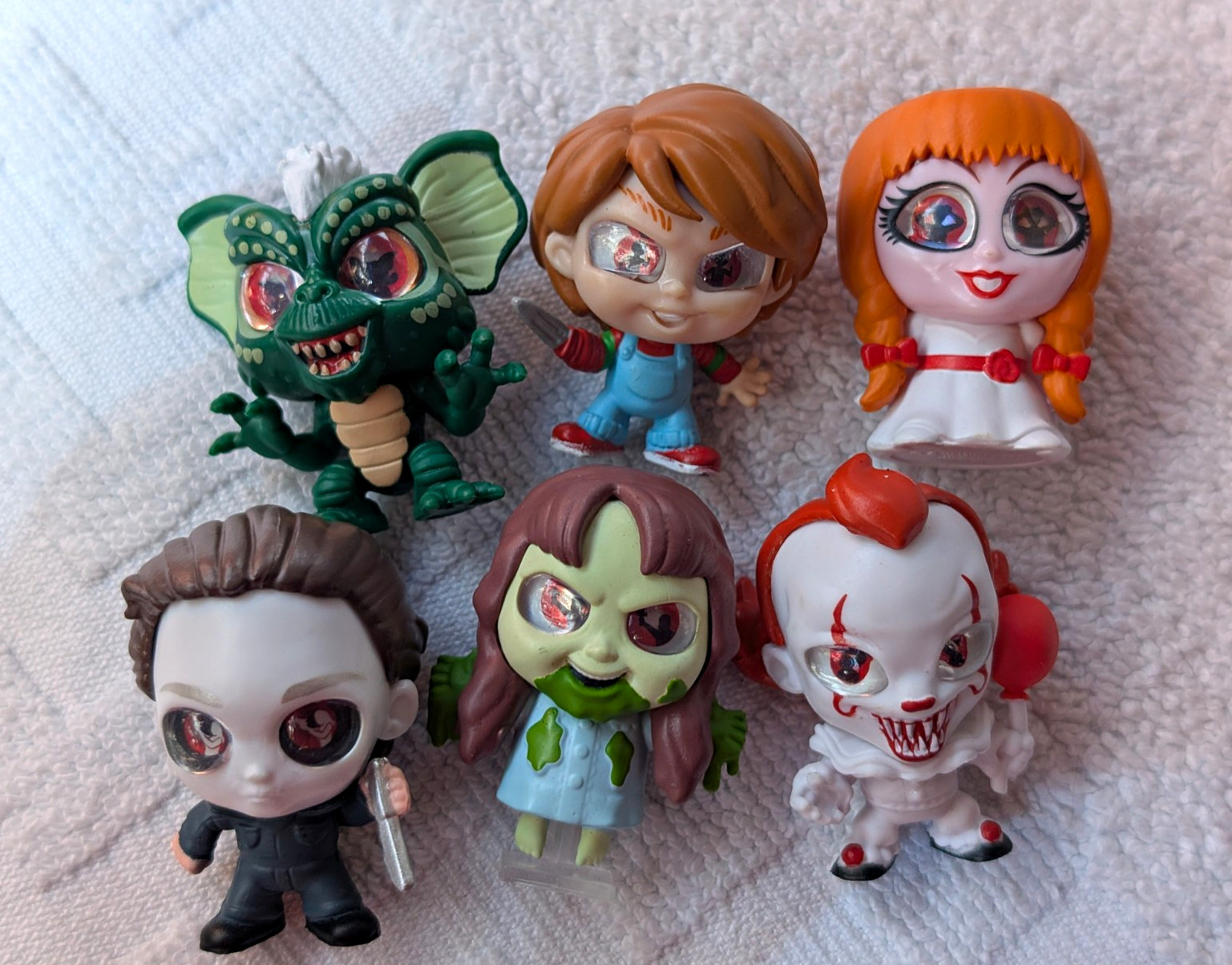 Just Play Tiny Nightmares Horror Figurines Regan Mike Myers Pennywise Chucky