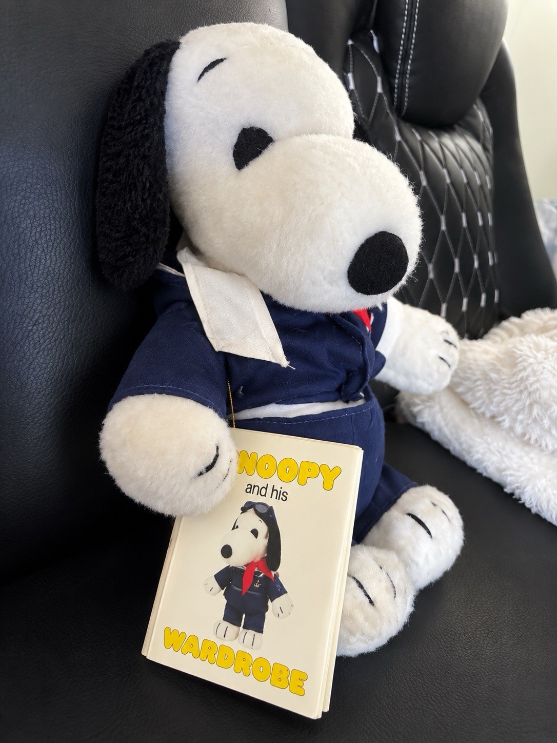 Vintage 1982 Snoopy’s Wardrobe Plush Determined Productions Sailor Outfit Tag