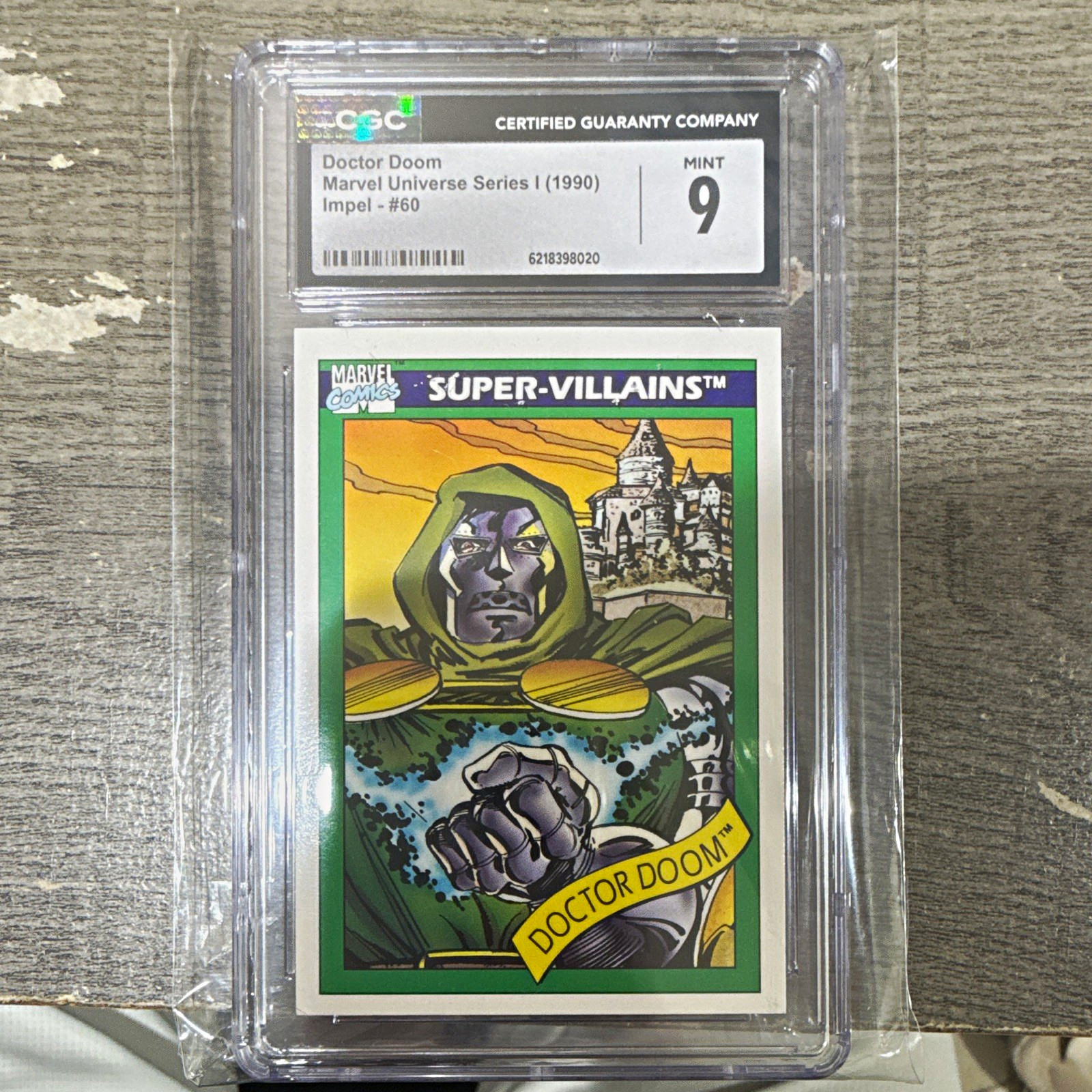 1990 Impel Marvel Universe Series I Doctor Doom #60 CGC 9 Rookie Card