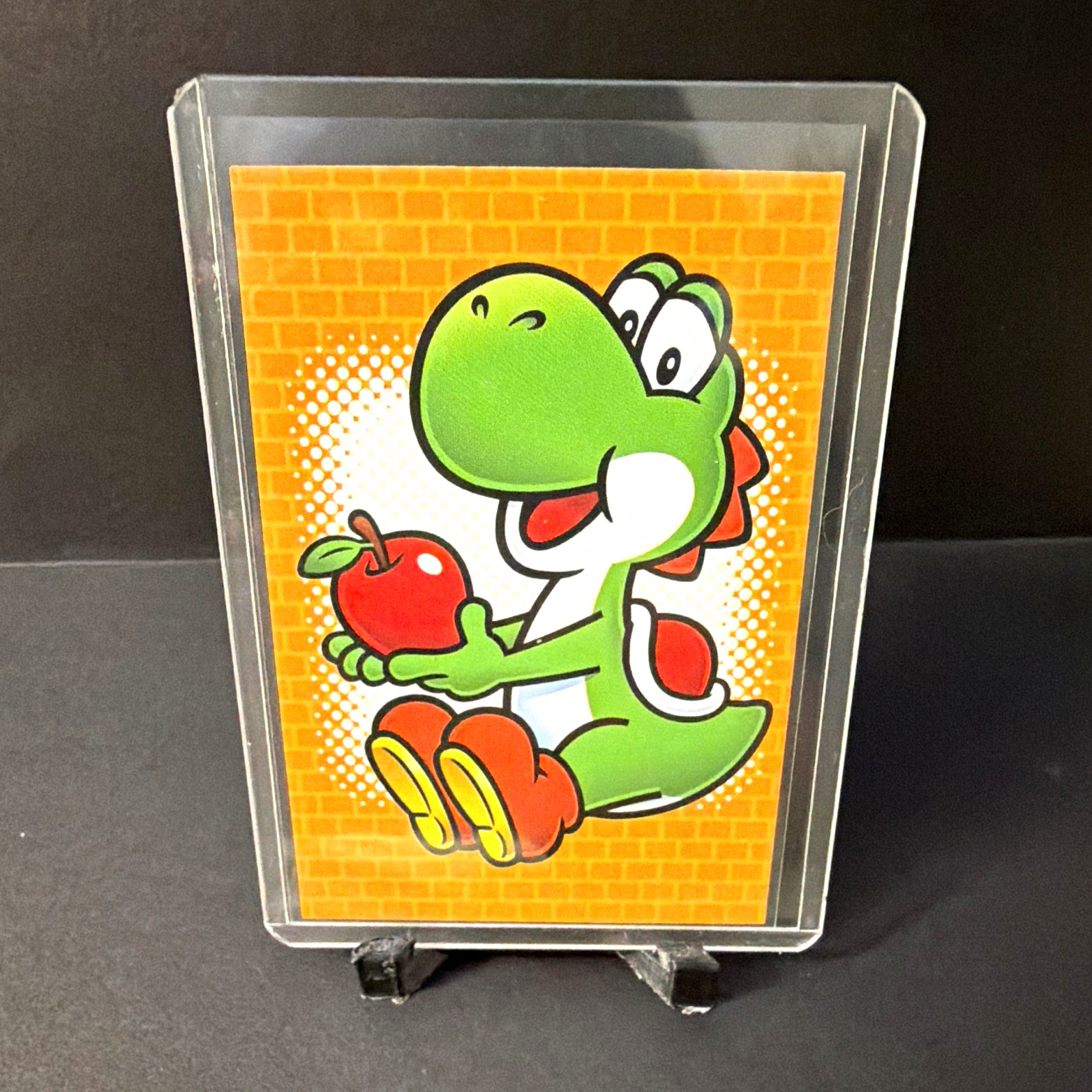 Yoshi (Super Mario Bros.) Non-Sport Trading Card- Orange Brick Background