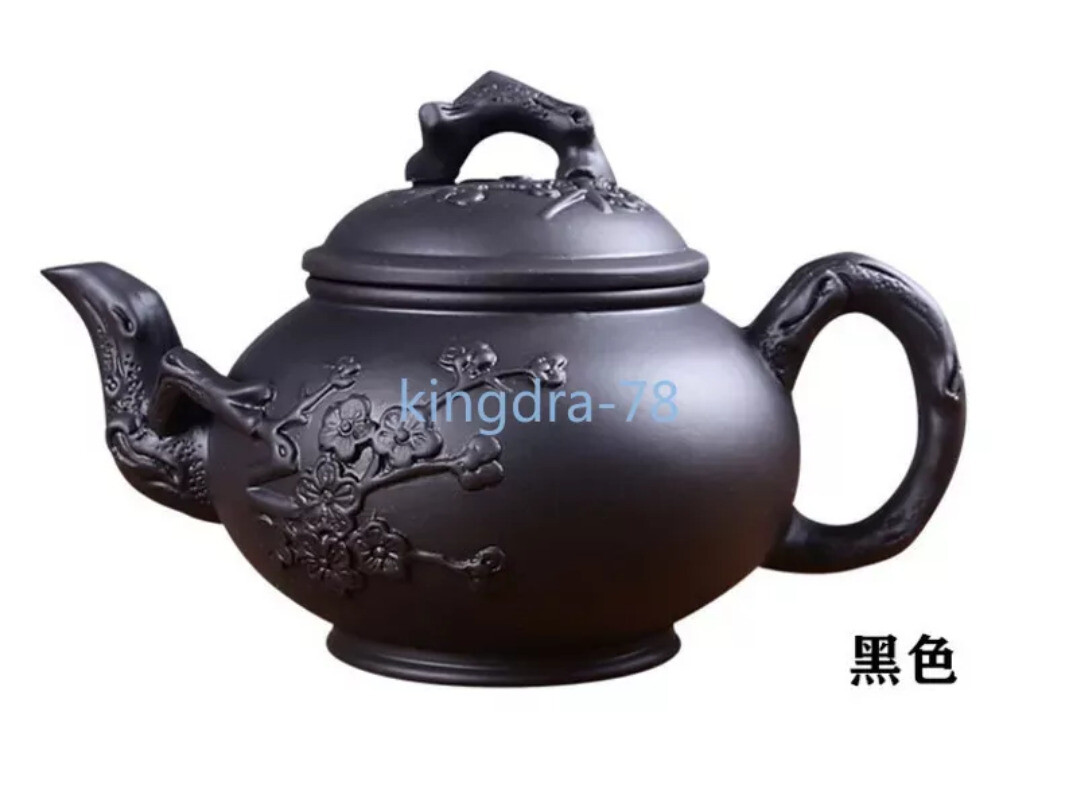 400ml Ceramic Teapot Handmade Porcelain Tea Pot Cup Set Purple Clay Teapot