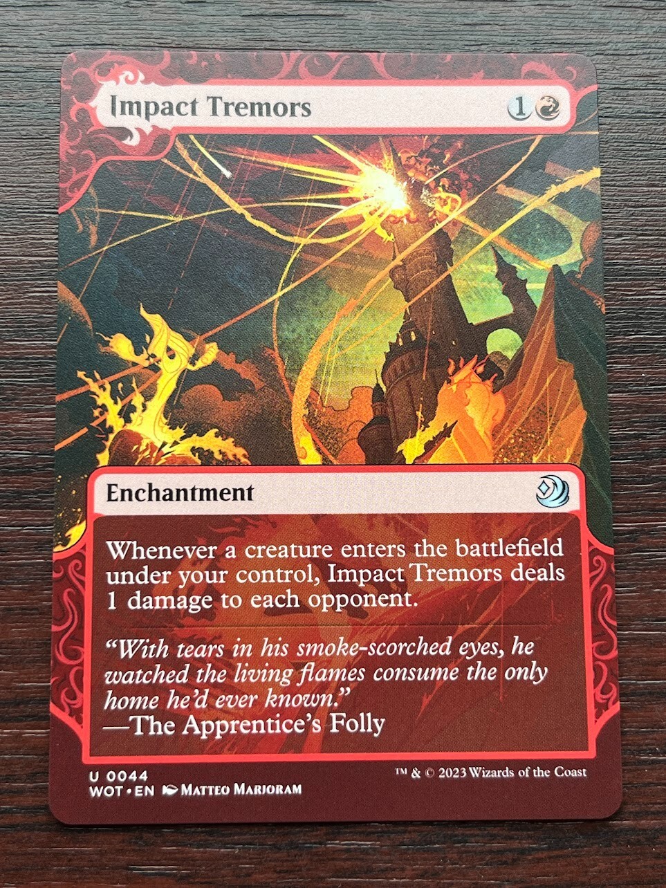 1xSHOWCASE  IMPACT TREMORS - Eldraine - MTG - NM - Magic the Gathering