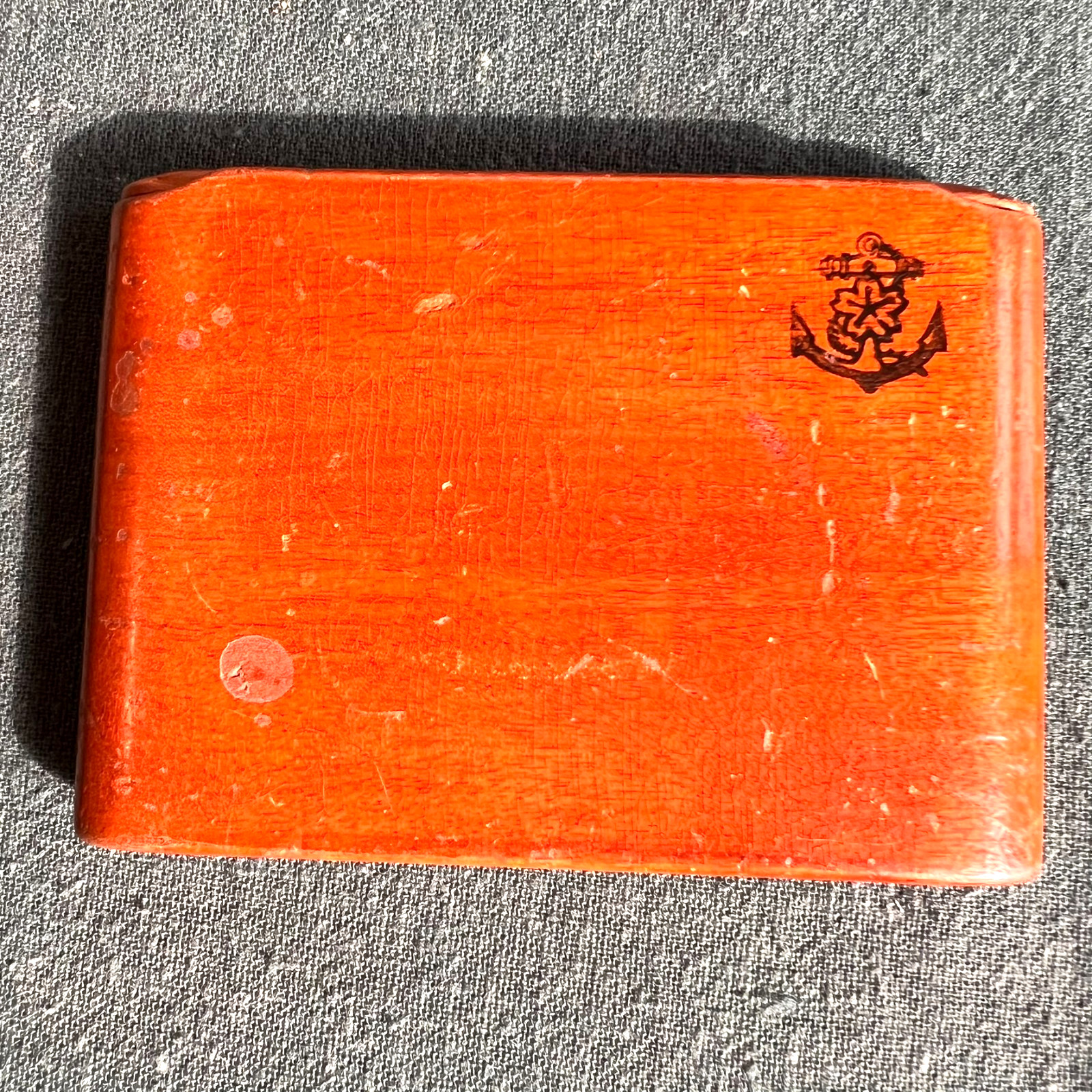 1940 WWII Japanese IJN Destroyer Nowaki Launch Commemorative Cigarette Case