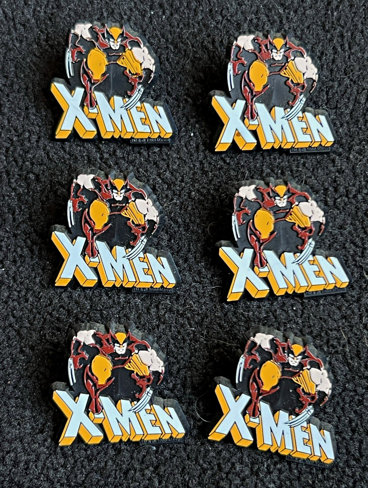 Vintage Marvel Conics Wolverine x-men promo plastic pin 1988 