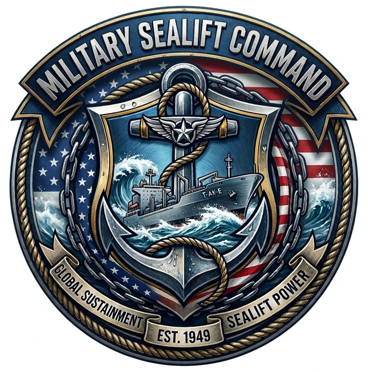 Military Sealift Command MSC Sailor Gift Premium Military Graphics 4