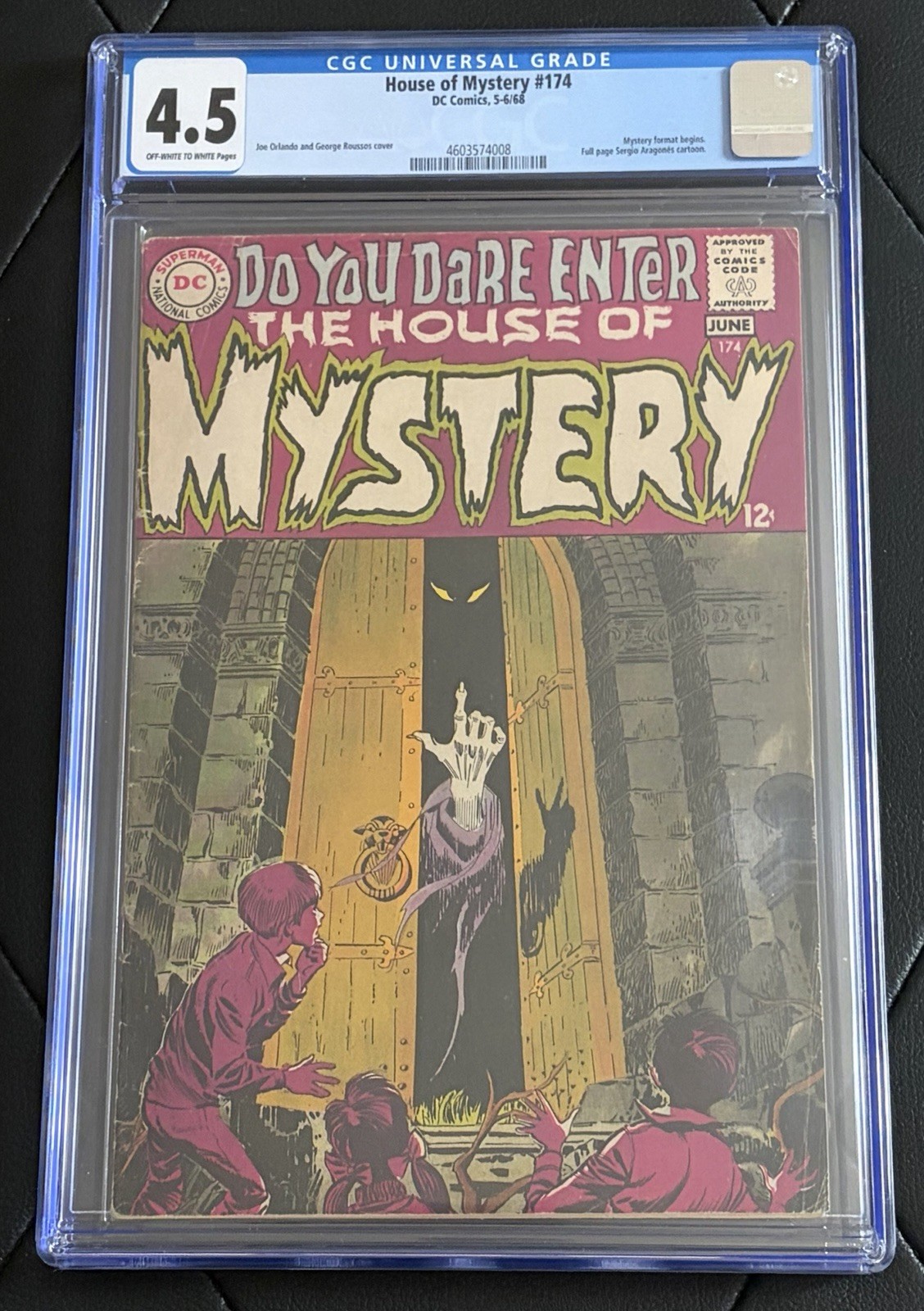 House of Mystery #174 CGC 4.5 DC Comics 1968 First Mystery Issue
