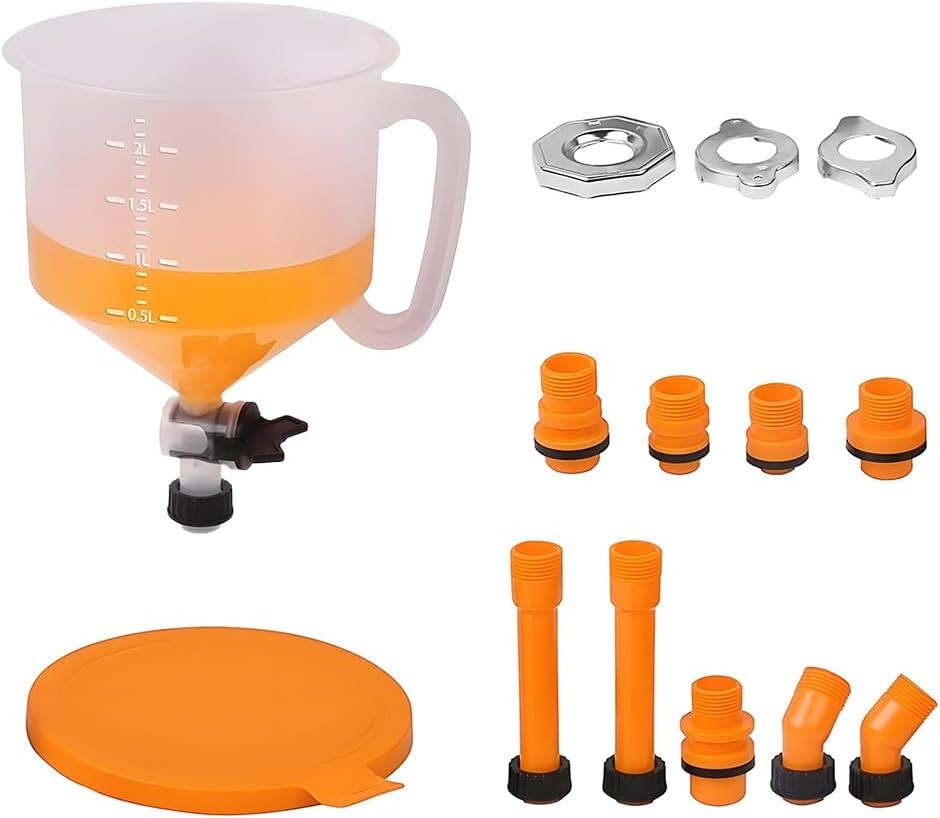 Zpana 15PCS Car Coolant Funnel Kit No Spill Radiator Filler Adapters Zpana 15PCS Car Coolant Funnel Kit No Spill Radiator Filler Adapters