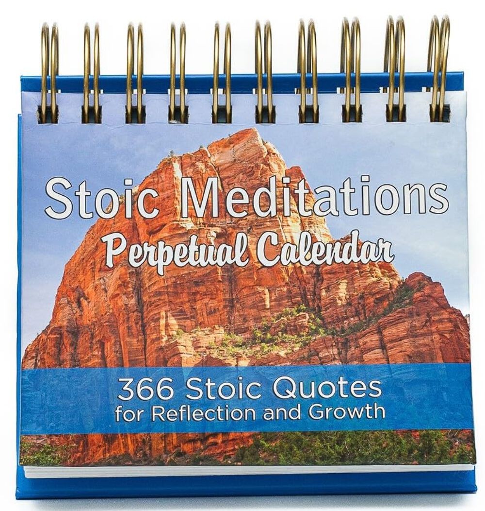 2026-2027 Stoic Meditations Perpetual Daily Flip Calendar