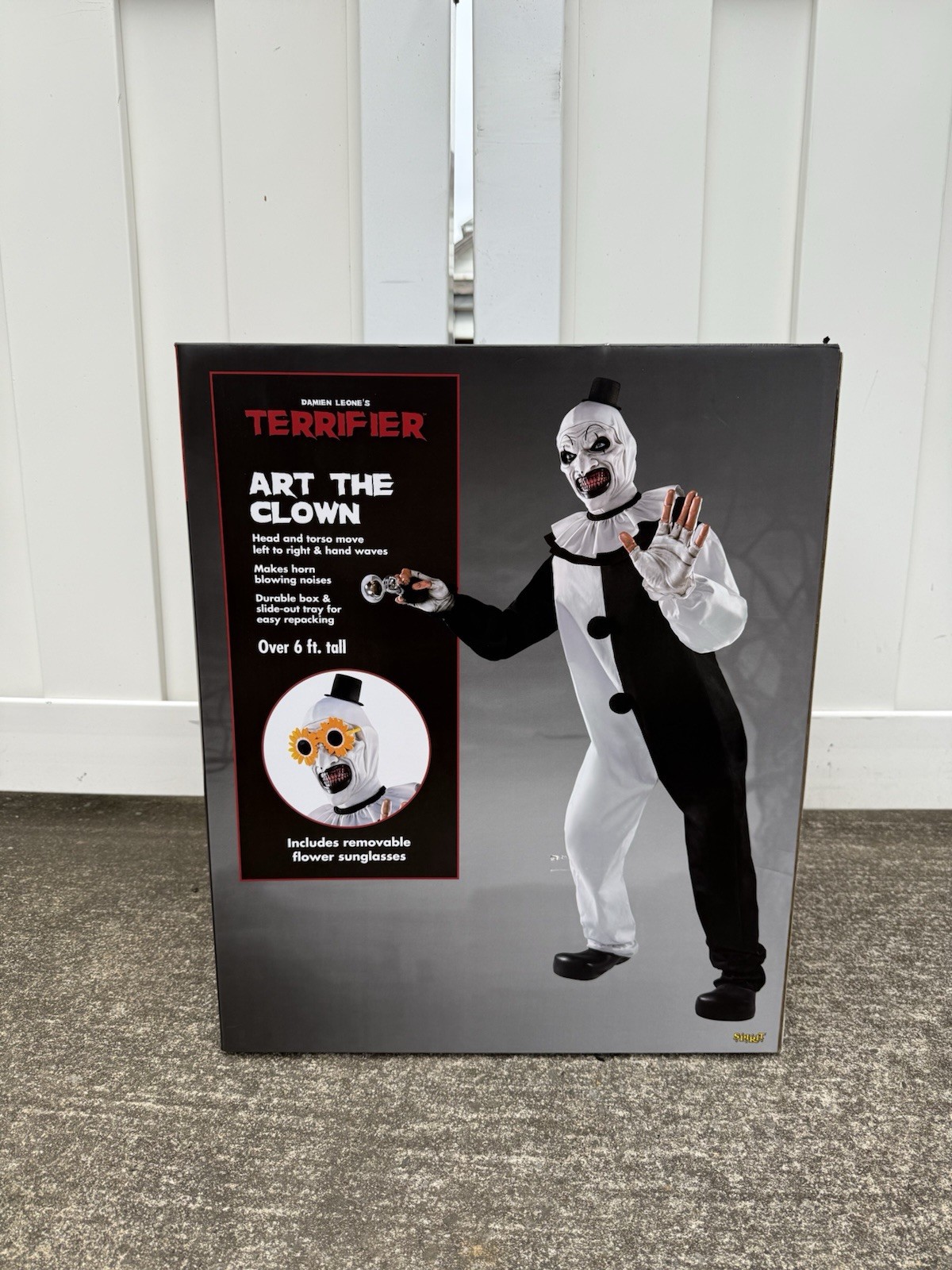 6 Ft 2 In Art the Clown Animatronic Terrifier Spirit Halloween 2026 SOLD OUT