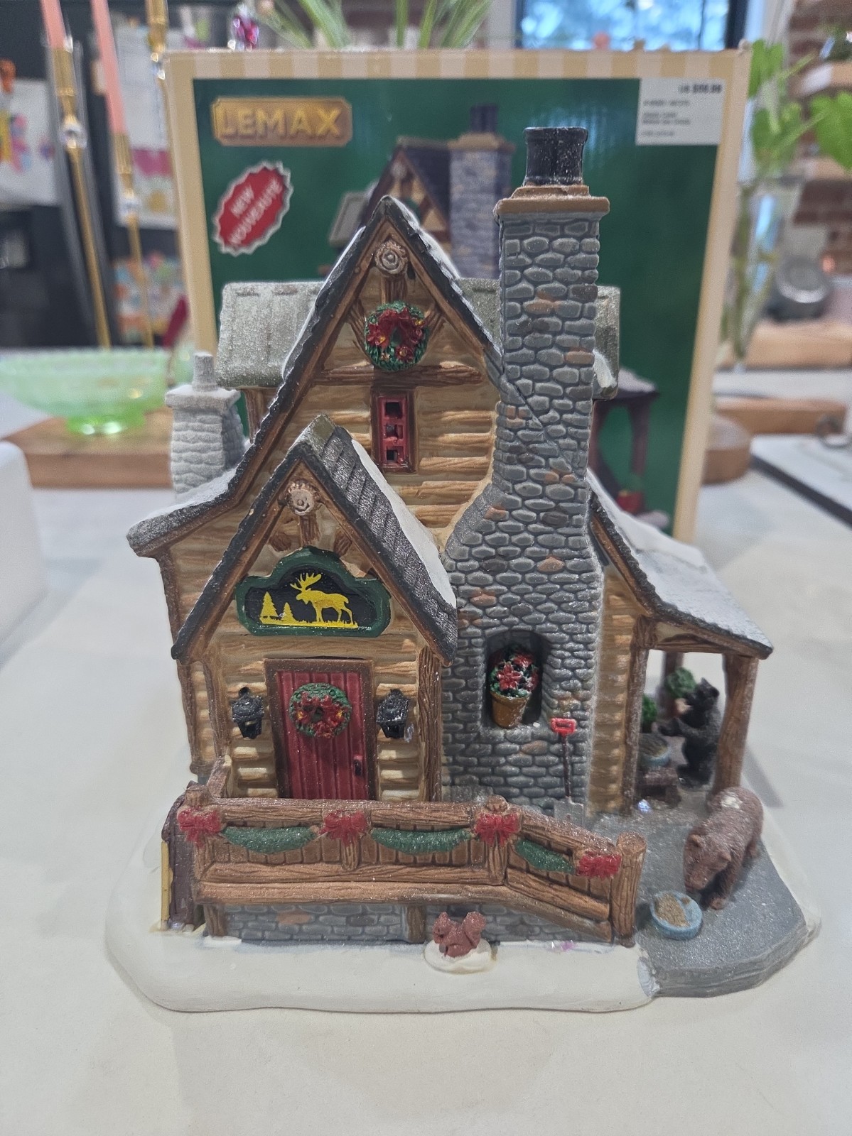 LEMAX Christmas Grizzly Cabin 2016 #65095 Christmas Holiday Home Decor - Read