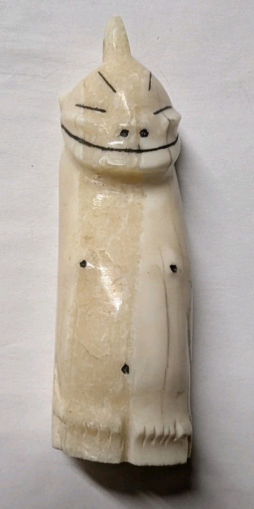 Vintage Alaskan Billiken Hand Carved Idol - Good Luck Charm - Life Changer