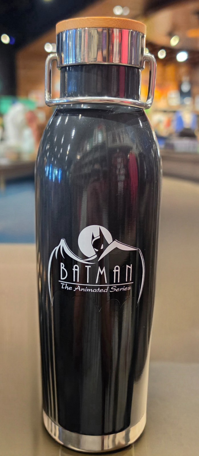 Batman The Animated Series 20 oz Stainless Steel Water Bottle Warner Bros Black