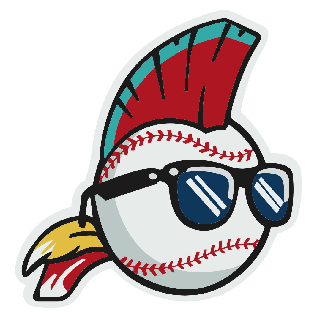 Wild Thing Logo sticker Classic Baseball window laptop bumper vinyl decal