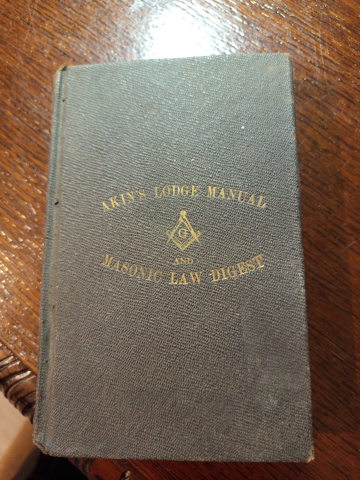 1911 Akin's Lodge Manual with the Georgia Masonic Code  Freemasonry masonic/805