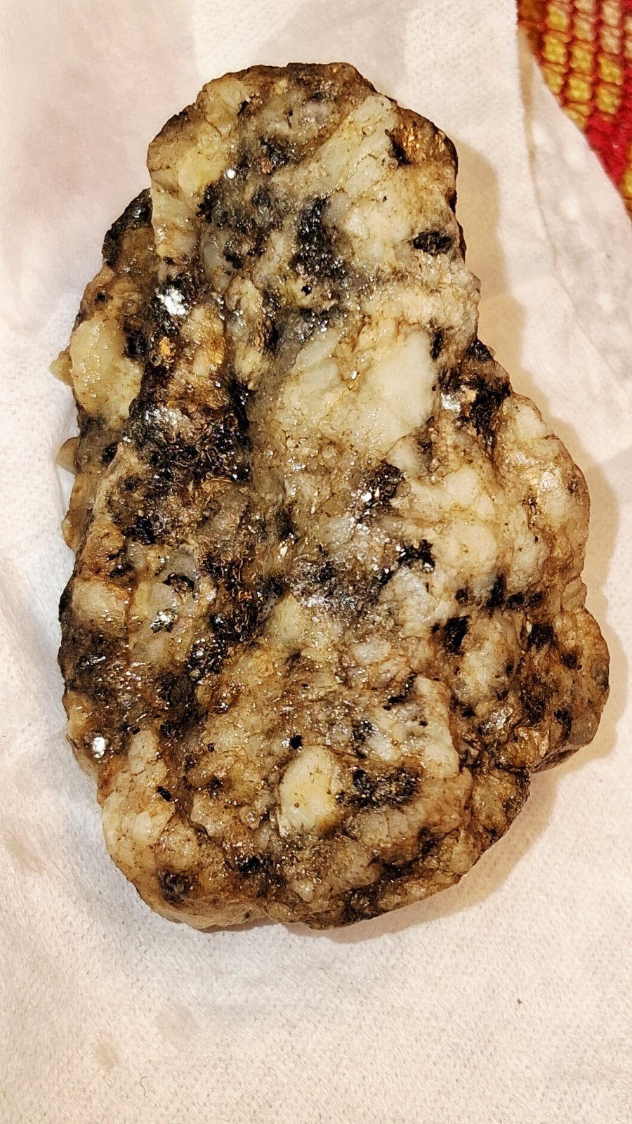 Gold Bearing Quartz Ore Specimen 8g Visible Metallic California Natural Rough Au
