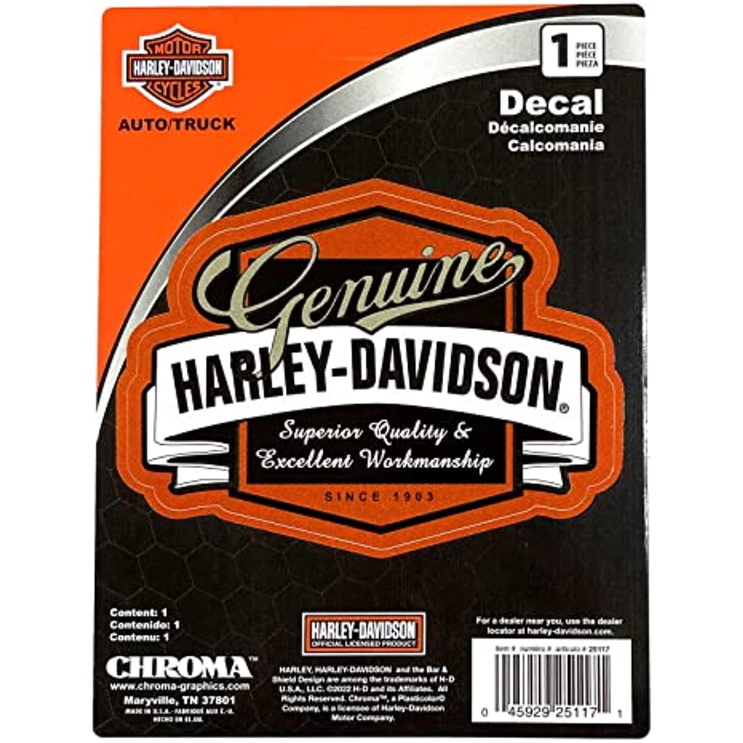 25117 Harley-Davidson Genuine 4\