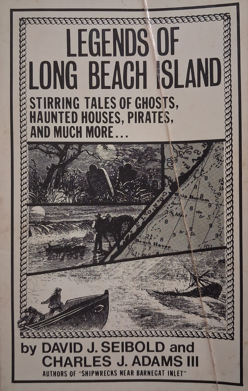 1985 LEGENDS OF LONG BEACH ISLAND David Seibold Charles Adams 1st edtn BARNEGAT
