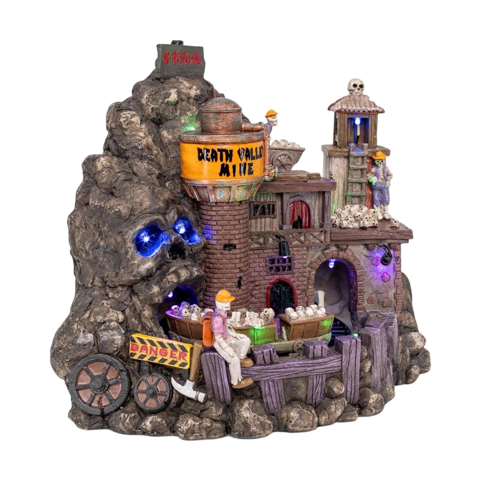 FG Square Halloween Death Valley Mine Skeleton Miners Figurine MH2003