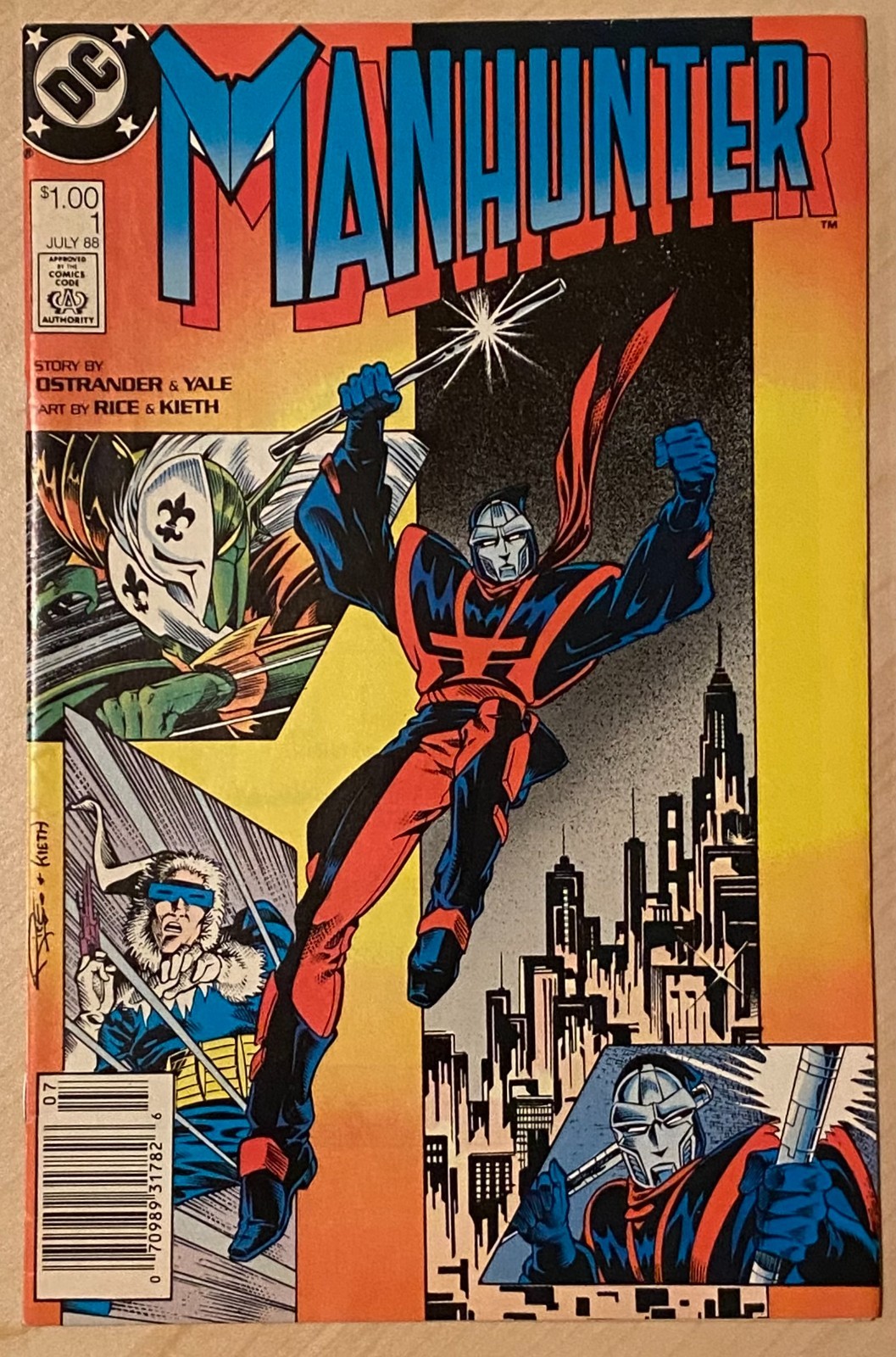 DC Comics 1988 Manhunter 1 Comic Book