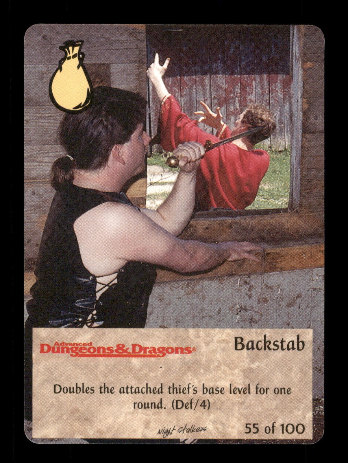 Backstab 55 Of 100 Spellfire Advance Dungeons And Dragons TC CC