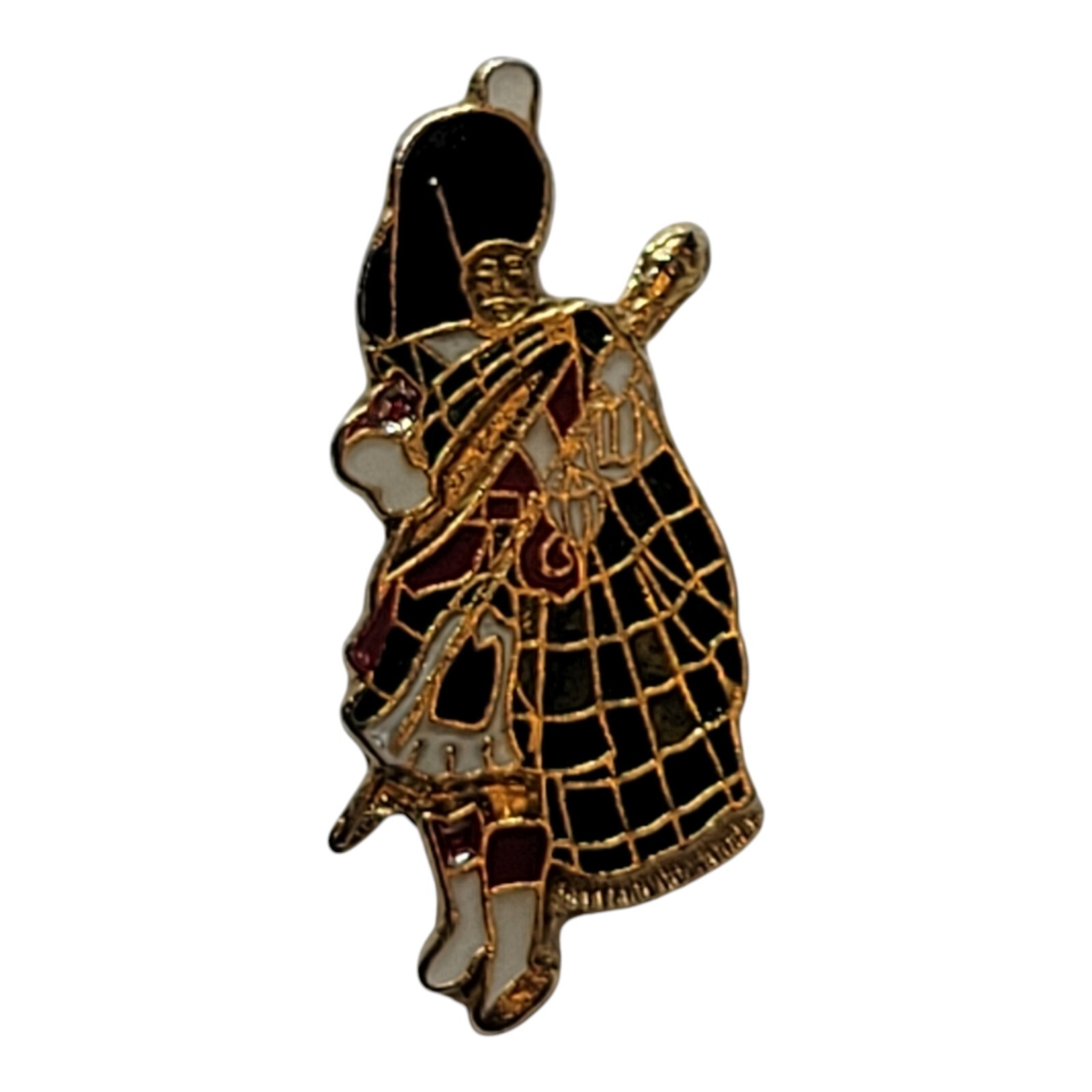 Scottish Bagpipe Player Pin