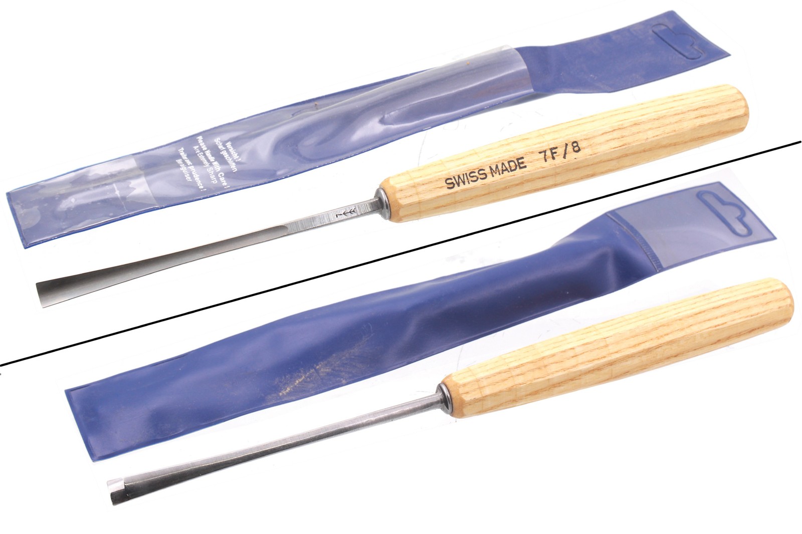 Founder\'s Grade Pfeil Swiss Made No. 7F Sweep 8mm Fishtail Gouge - mjdtoolparts