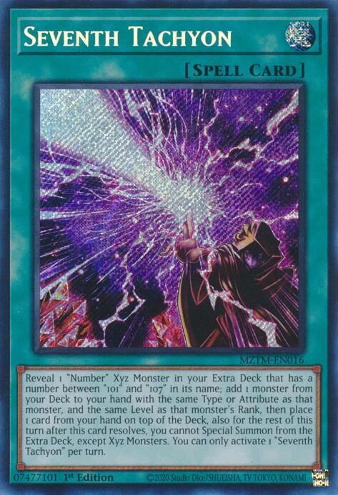 Seventh Tachyon MZTM-EN016 Secret Rare 1st Ed