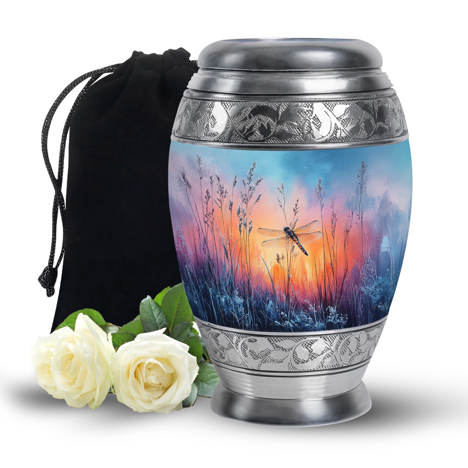 Dragonfly\'S Peace Unique Urns For Human Ashes Adult Father (10 Inch)