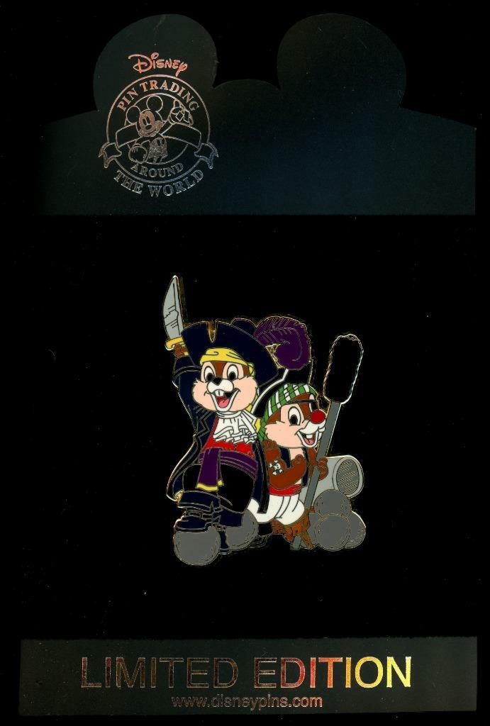 DS Pirates of the Caribbean Chip Dale LE 100 Disney Pin 58108