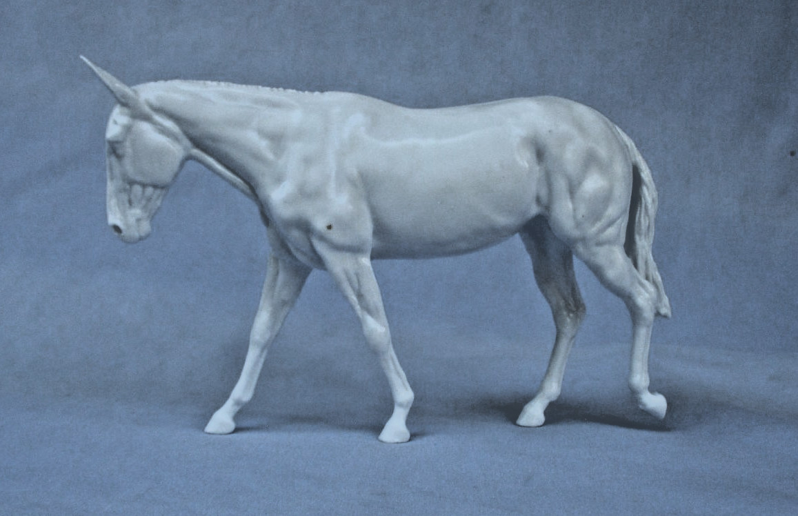Peter Stone PEBBLES small Mule Art of the Horse unpainted body plastic AOTH