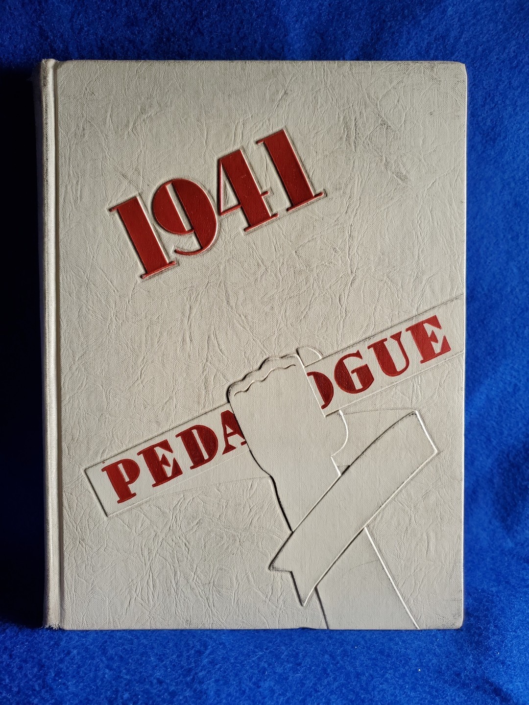 Pedagogue 1941 — New York State College Yearbook | WWII Era | Heavily Signed